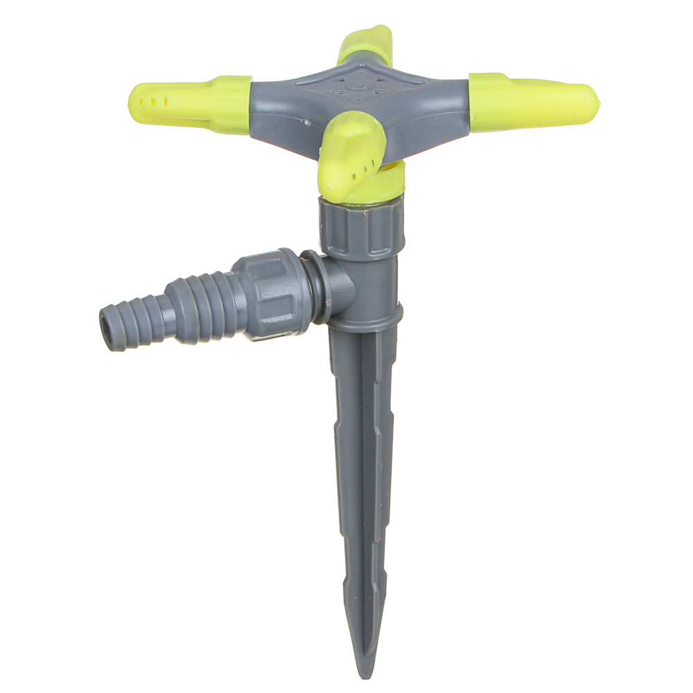 INBLOOM Разбрызгиватель 4-х лучевой на пике, круговой, пластик, арт.№ 161-008