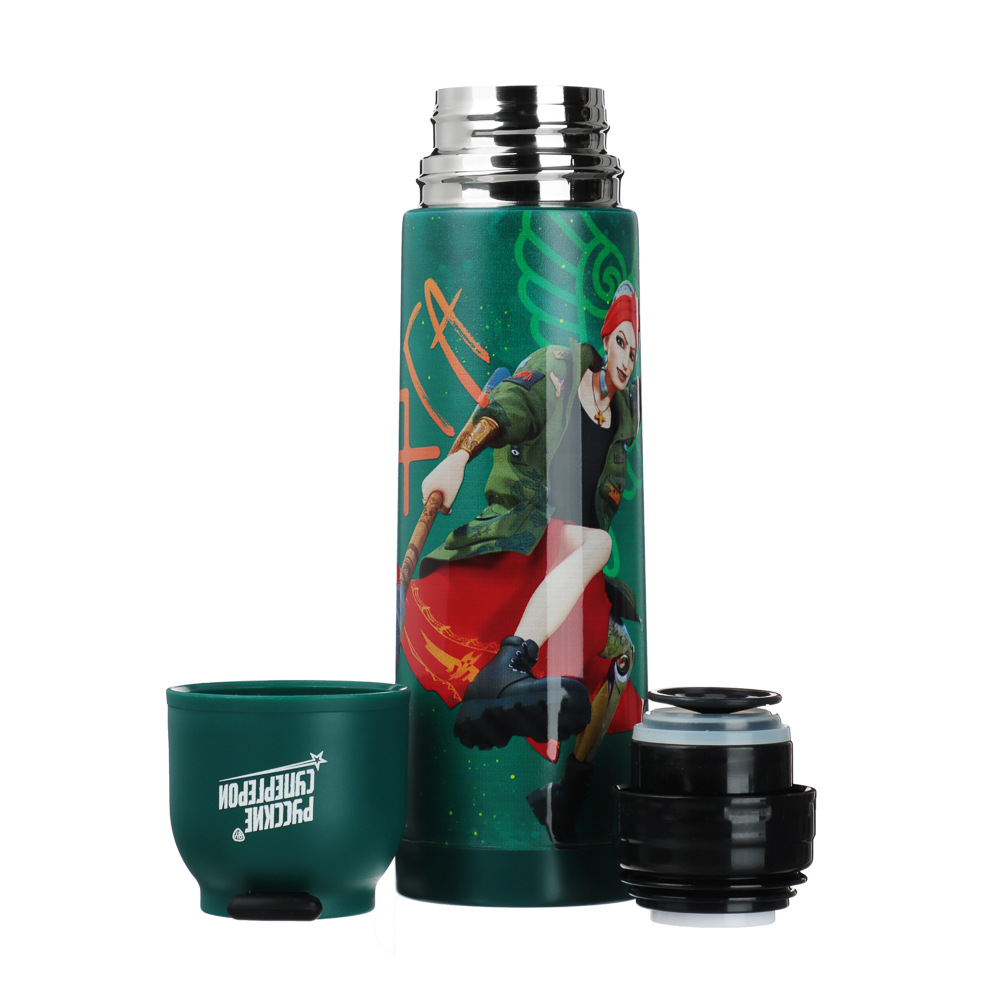 BY Русские Супергерои Термос 0,5 л Яга, для напитков, нержавеющая сталь, арт.№ 841-602