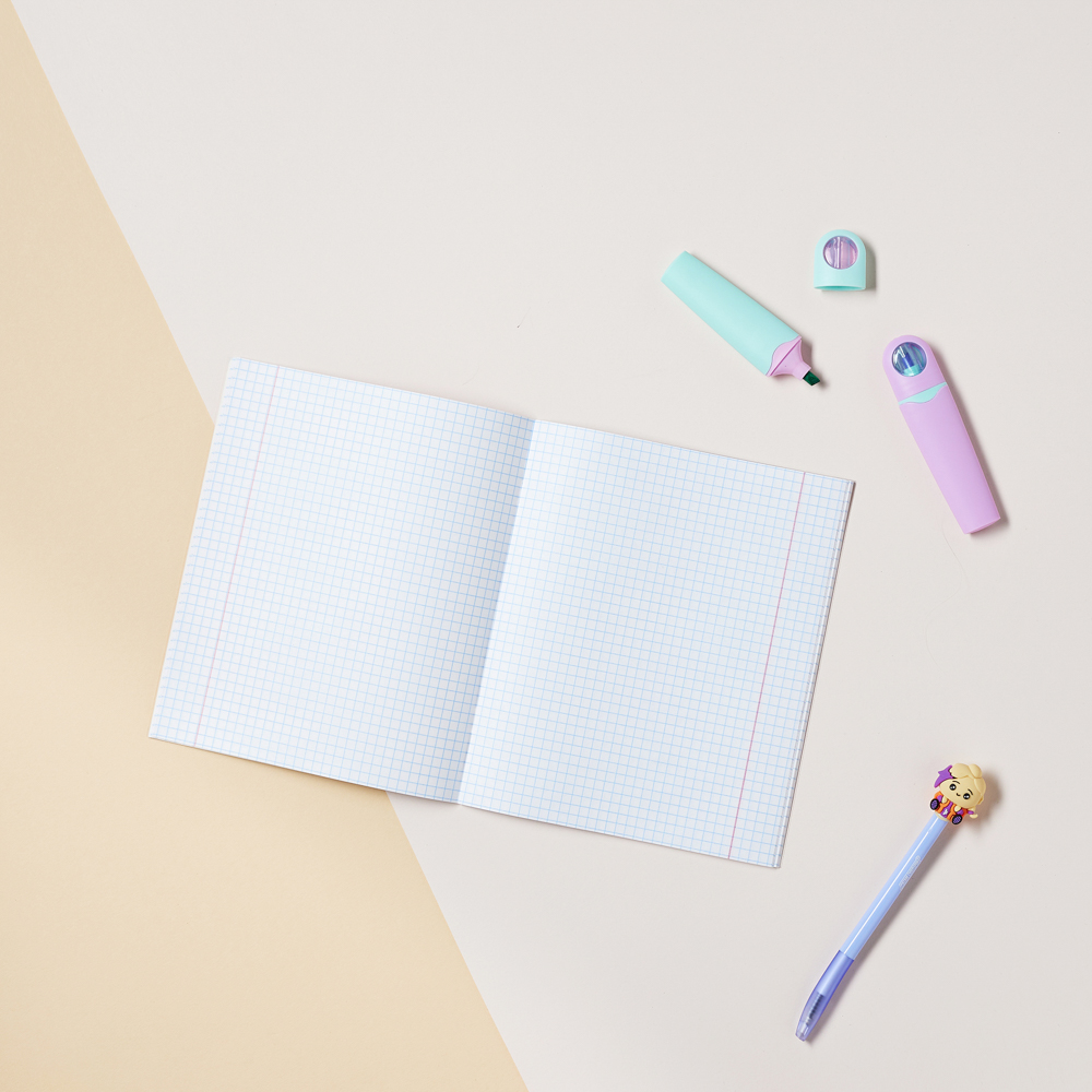 BY Русские Супергерои Тетрадь 48л. в клетку, обл.картон, белые листы, скрепка, гологр.пленка, 4диз., арт.№ 801-039