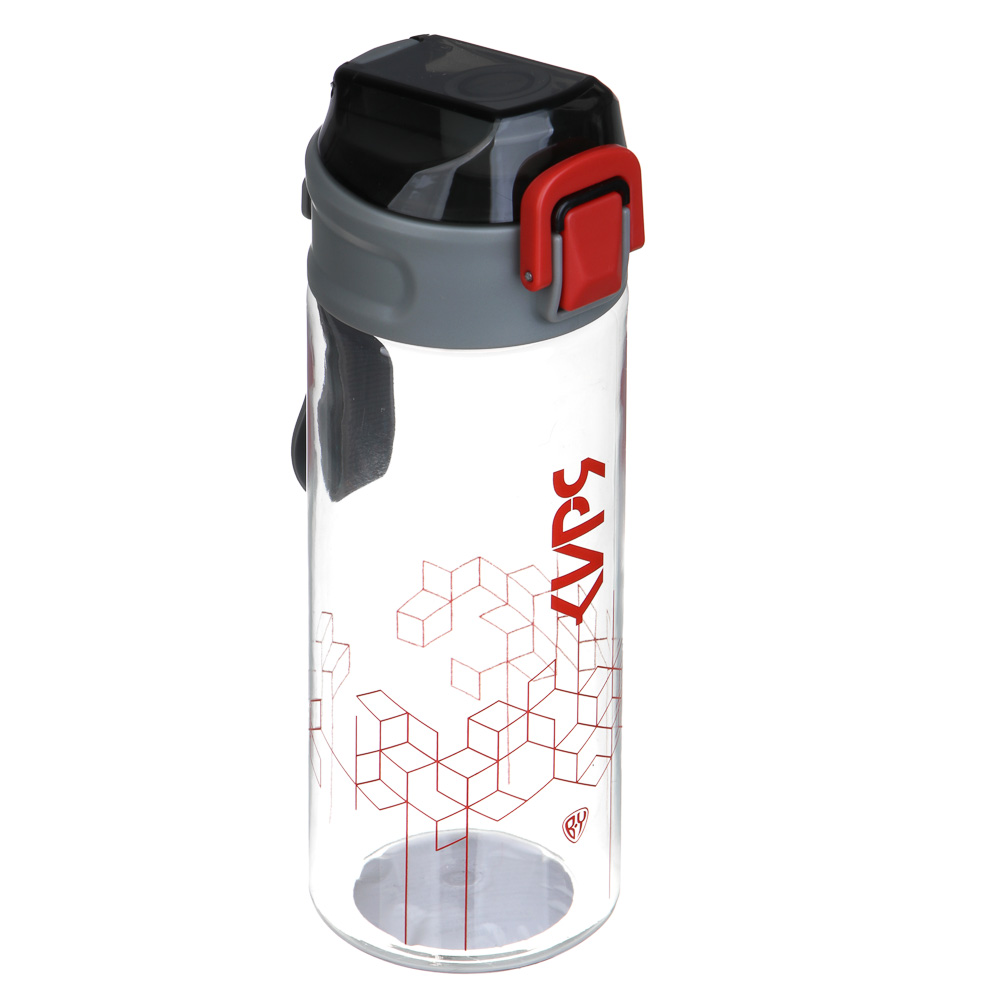 Киря Бутылка спортивная, 7,3x21,3см, 600мл, PC, PP, арт.№ 088-114