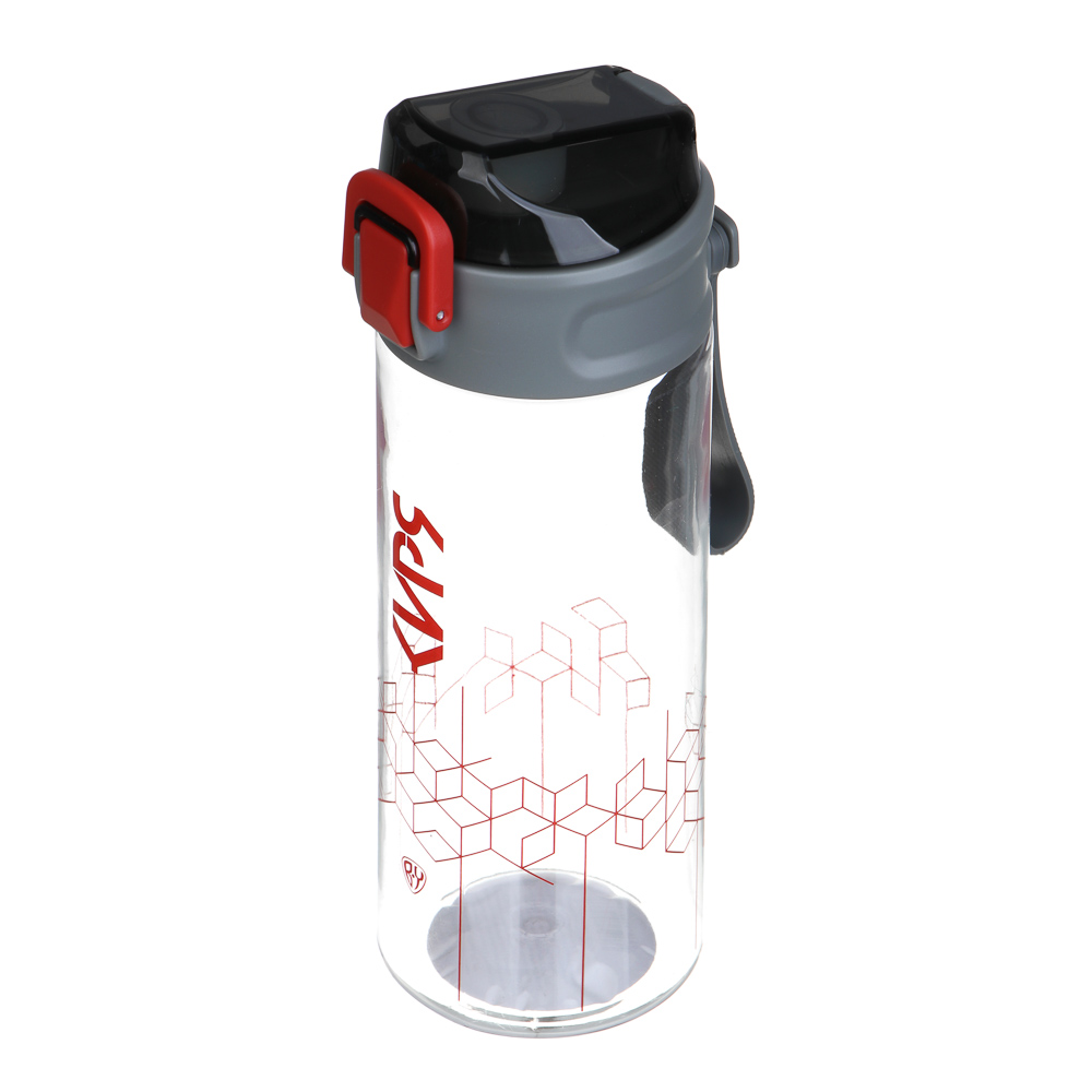 Киря Бутылка спортивная, 7,3x21,3см, 600мл, PC, PP, арт.№ 088-114