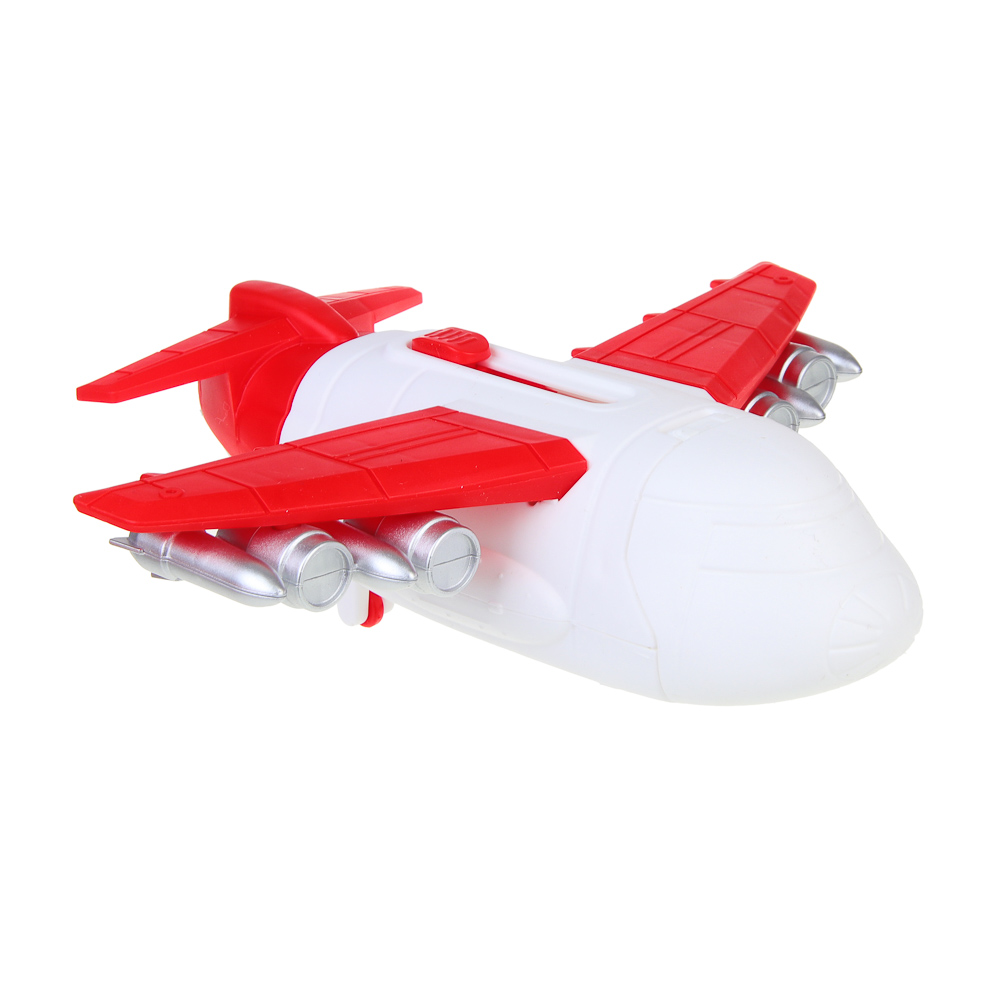 ИГРОЛЕНД Самолет с запуском и машинкой, ABS, PP, 21,6х24х6 см, 3 дизайна, арт.№ 276-160
