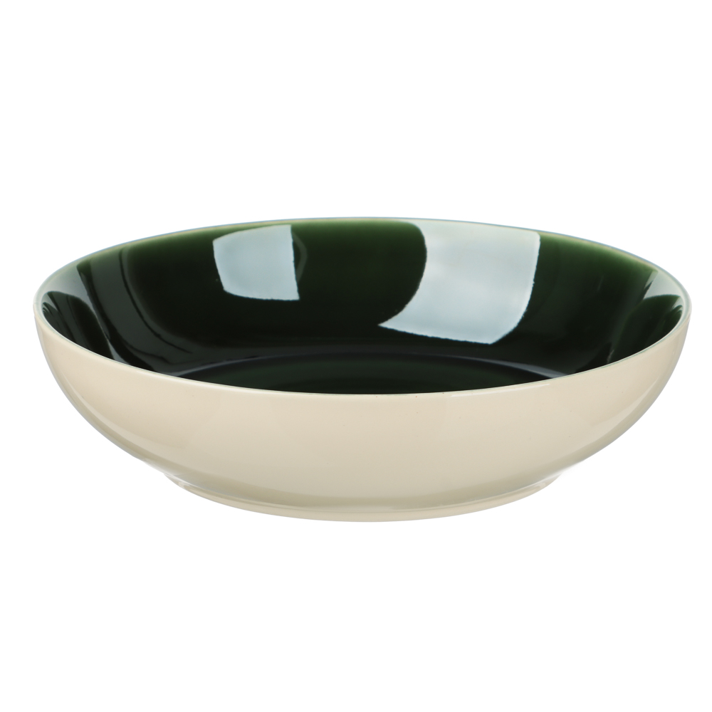 Тарелка для супа/салатник 20х5см, 830мл, тм MILLIMI Верде, керамика, арт.№ 824-308