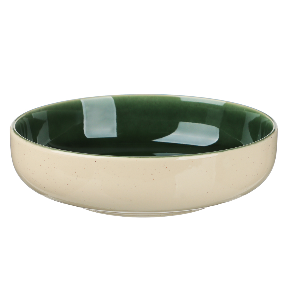 Салатник 17х4,8см, 620мл, тм MILLIMI Верде, керамика, арт.№ 824-310