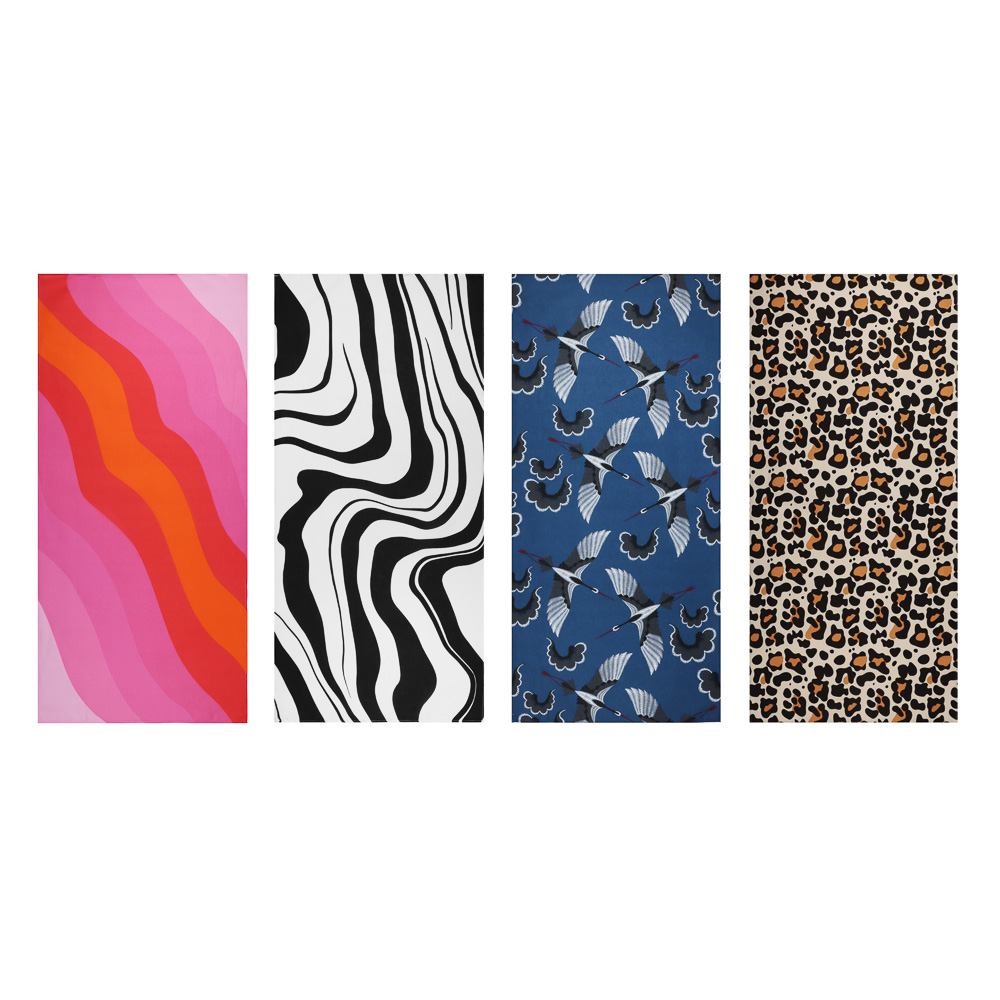 PROVANCE Саммер Полотенце вафельное пляжное 75х150см, 100% хлопок, 4 дизайна, арт.№ 496-028