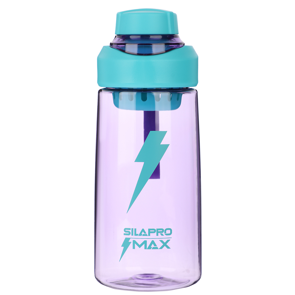SILAPRO MAX Бутылка спортивная, ELECTRIC BLUE, 550мл, РС, арт.№ 088-060