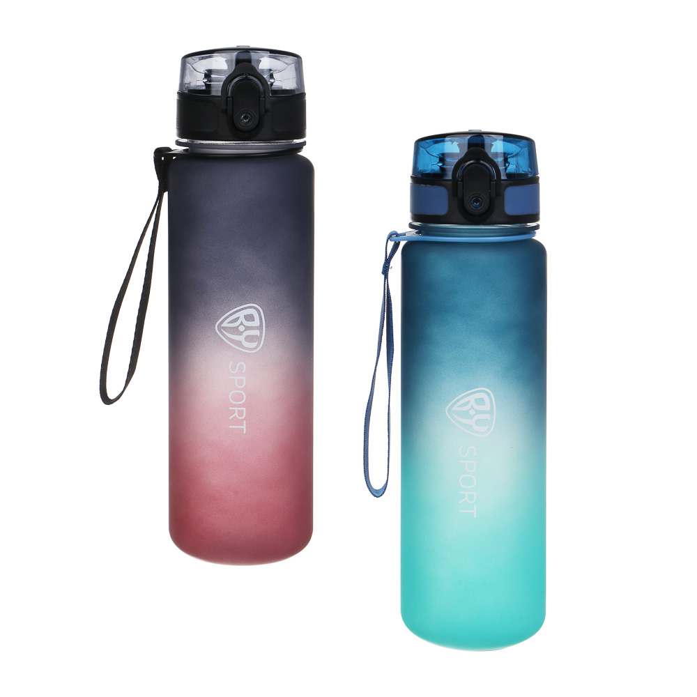 Бутылка спортивная с замком тм BY SPORT, 650мл, РС, РР, 2 цвета, арт.№ 088-141