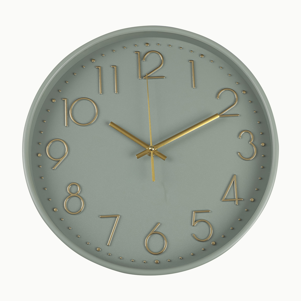 Часы настенные круг d=30см, корпус оливковый, "Классика", арт.3017-003, арт.№ 581-381