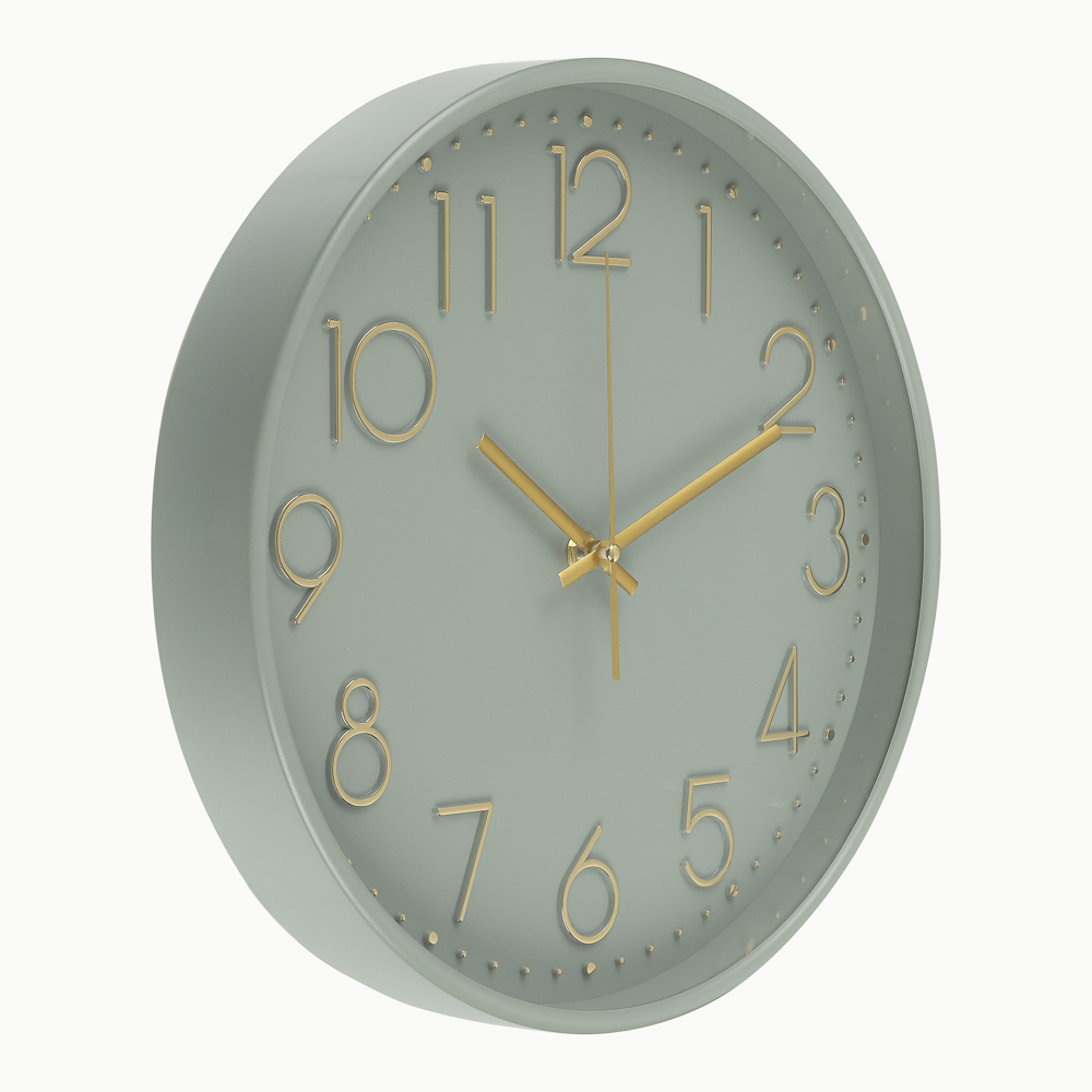 Часы настенные круг d=30см, корпус оливковый, "Классика", арт.3017-003, арт.№ 581-381