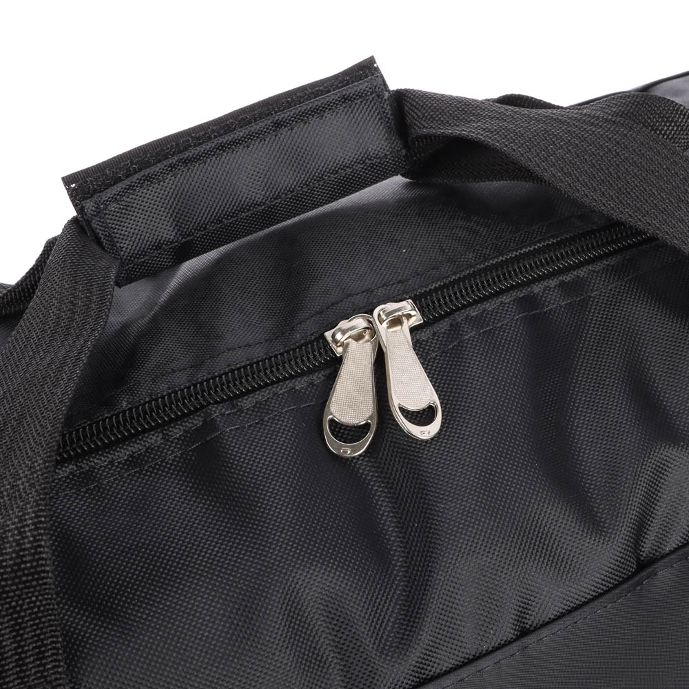 Сумка спортивная тм BY SPORT, 48x28x22см, полиэстер 420D, ПВХ, цвет черный, арт.№ 204-042