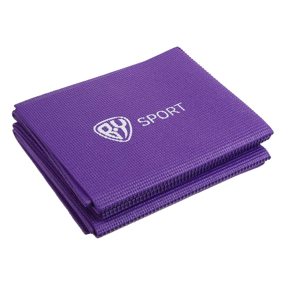 Коврик складной для фитнеса и йоги тм BY SPORT, 173х61х0,4 см, ПВХ, арт.№ 191-065