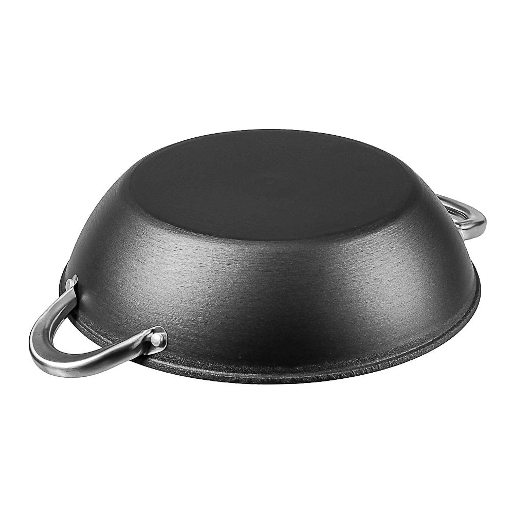 SATOSHI Сотейник глубокий со стеклянной крышкой, чугун, 30 см, 3.8 л, антипригарное покрытие, ручки нержавеющая сталь, арт.№ 808-037