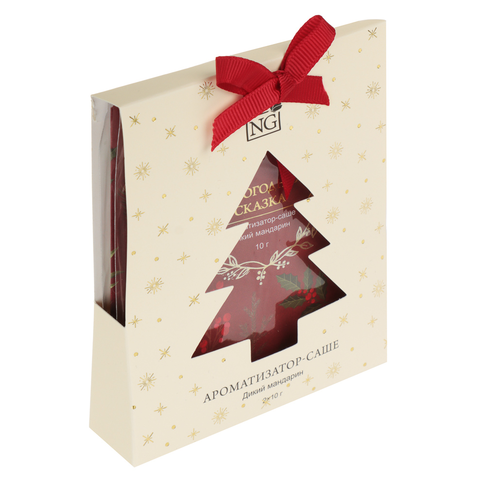 NEW GALAXY Ароматизатор Саше 10гр х2, дикий мандарин, соленая карамель, арт.№ 778-239