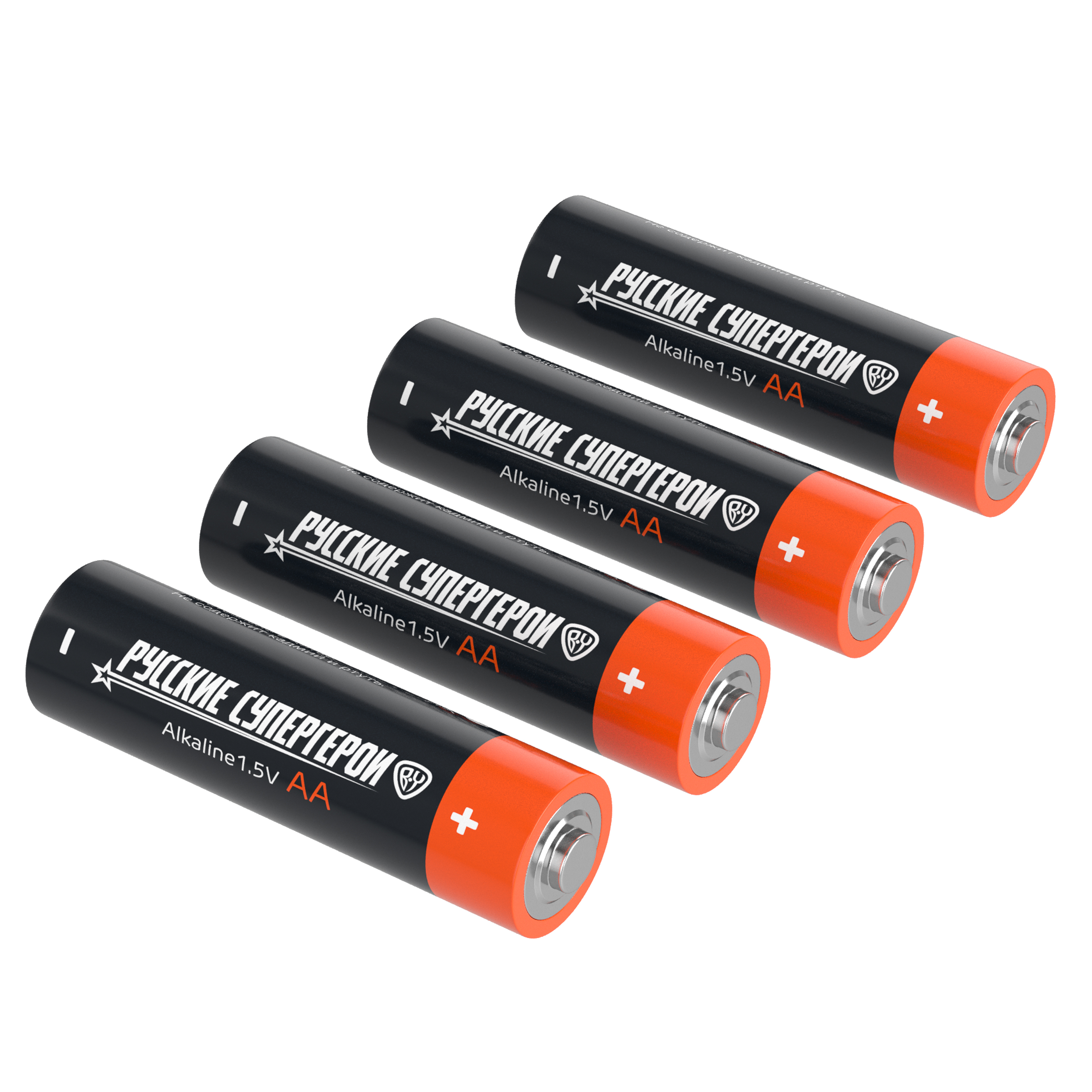 Батарейки AA BY Русские Супергерои 4шт в блистере, щелочные, Герои, БАБА ЯГА, арт.№ 917-329