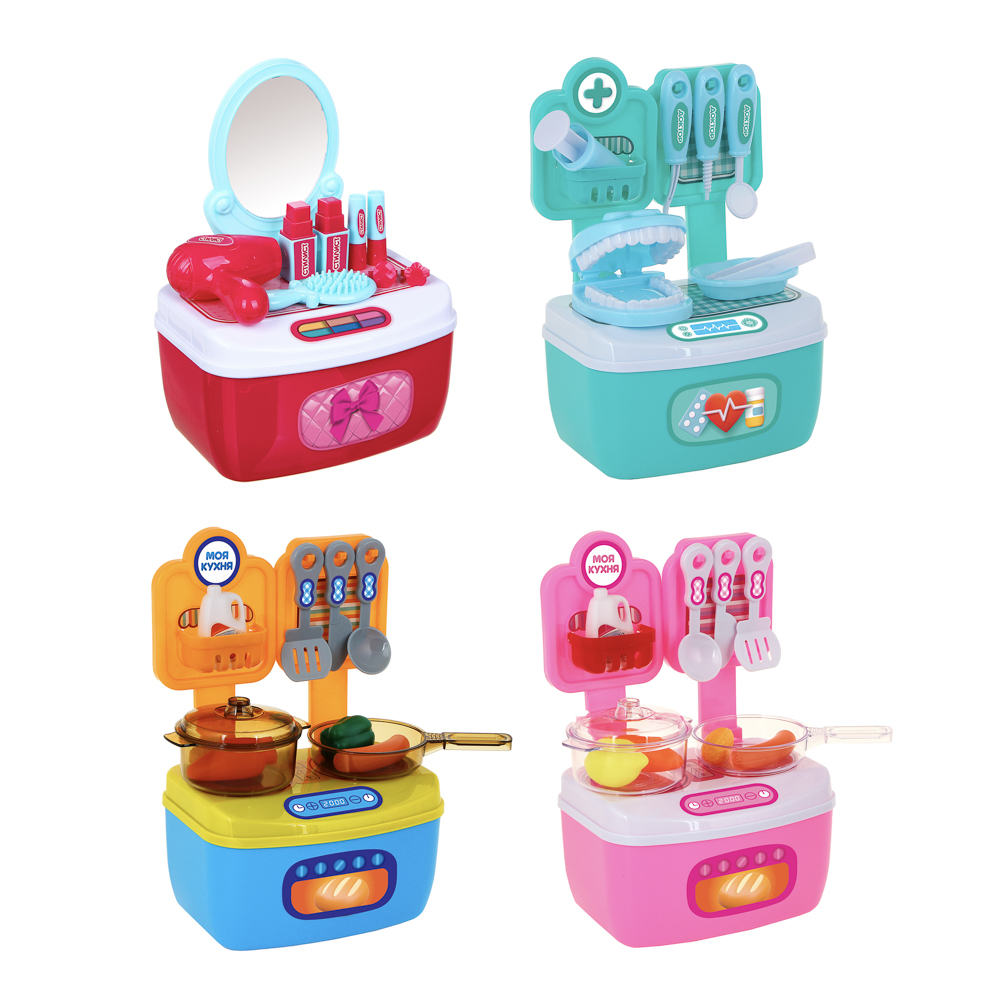 ИГРОЛЕНД Игровой набор профессии, мини, ABS, 4 дизайна, арт.№ 294-141