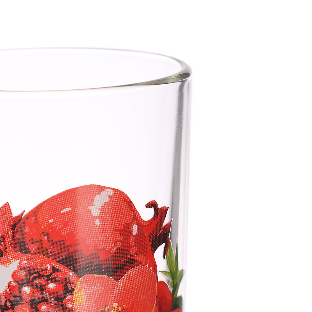 ОСЗ Гранат с цветами Стакан высокий 290мл, стекло, арт.№ 878-589