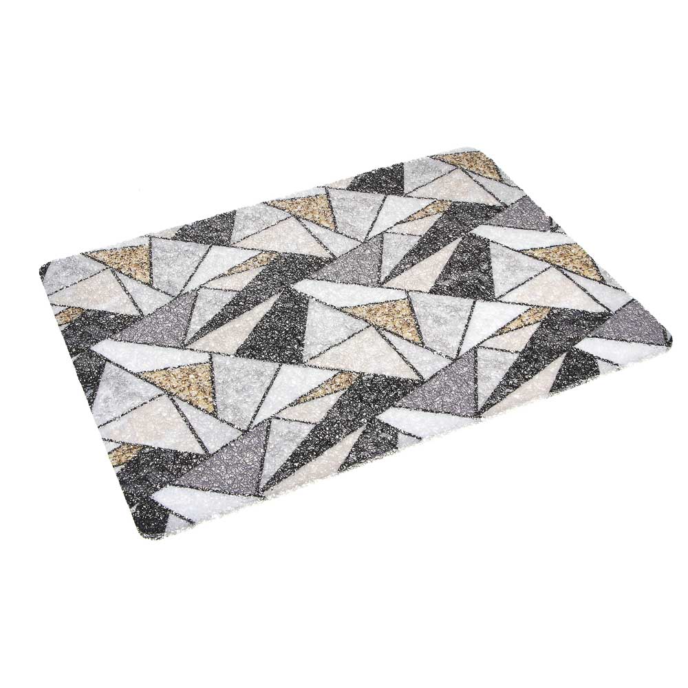 Коврик придверный тм VETTA Спагетти, 40х60 см, ПВХ, без резиновой подложки, 2 дизайна, арт.№ 466-419