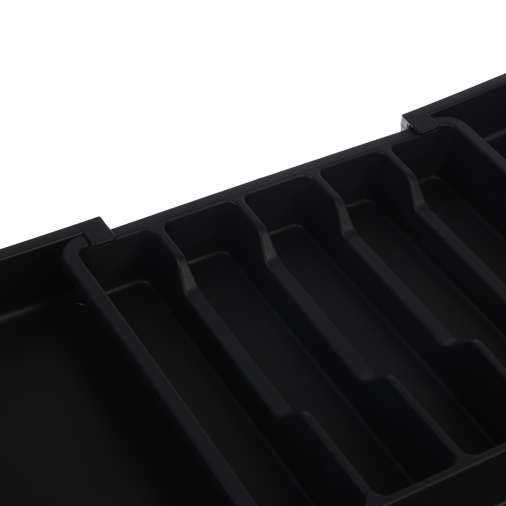 Лоток для столовых приборов тм VETTA, раздвигающийся, 37х33 см, пластик, арт.№ 485-197