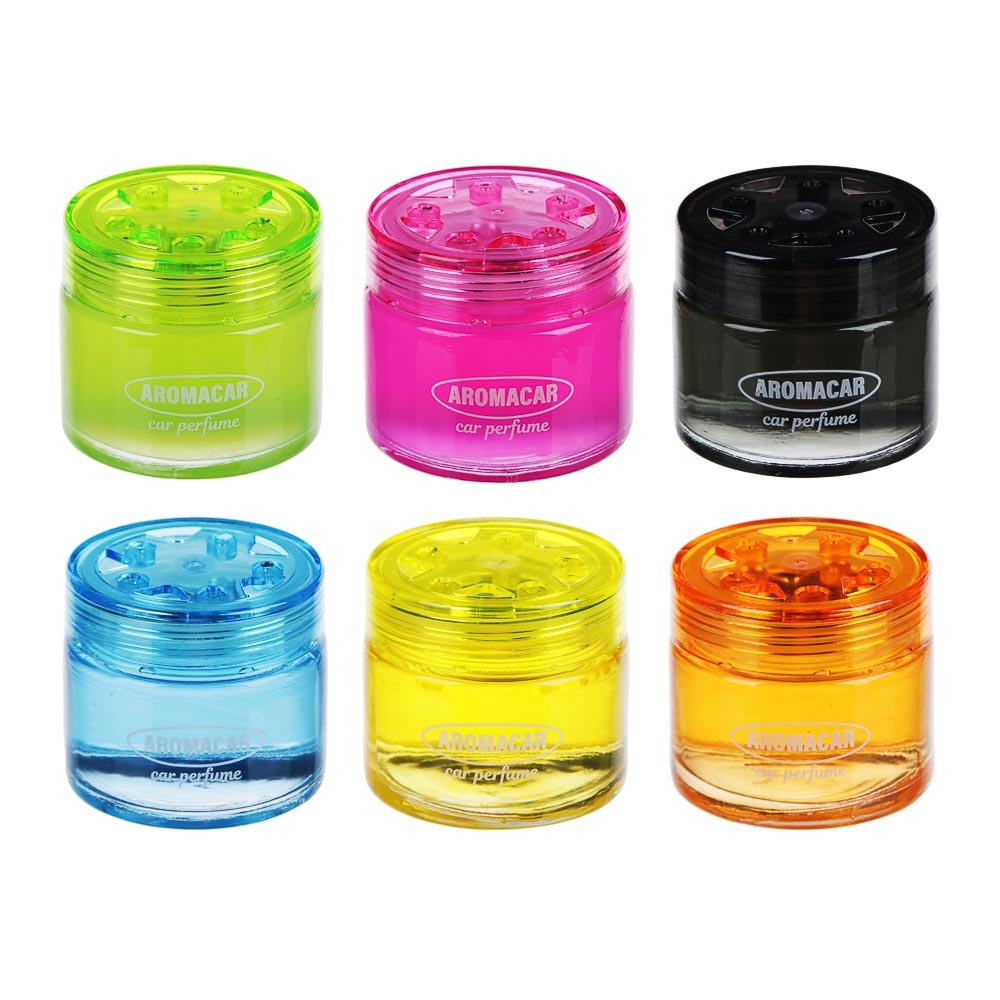 NEW GALAXY Ароматизатор гелевый Aromacar, баблгам, океан, цитрус, сквош, парфюм, ваниль, арт.№ 794-587