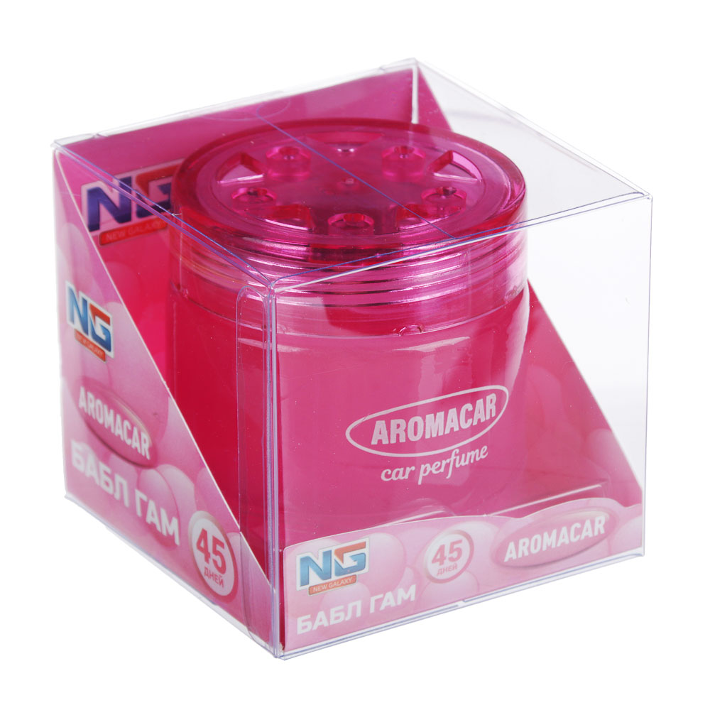 NEW GALAXY Ароматизатор гелевый Aromacar, баблгам, океан, цитрус, сквош, парфюм, ваниль, арт.№ 794-587
