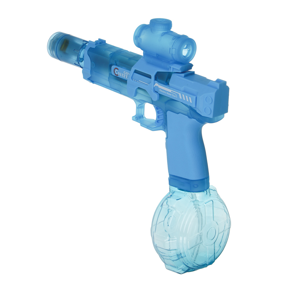 Водный пистолет электрический, 320мл, РР, свет, вибрация, АКБ, арт.№ 261-812