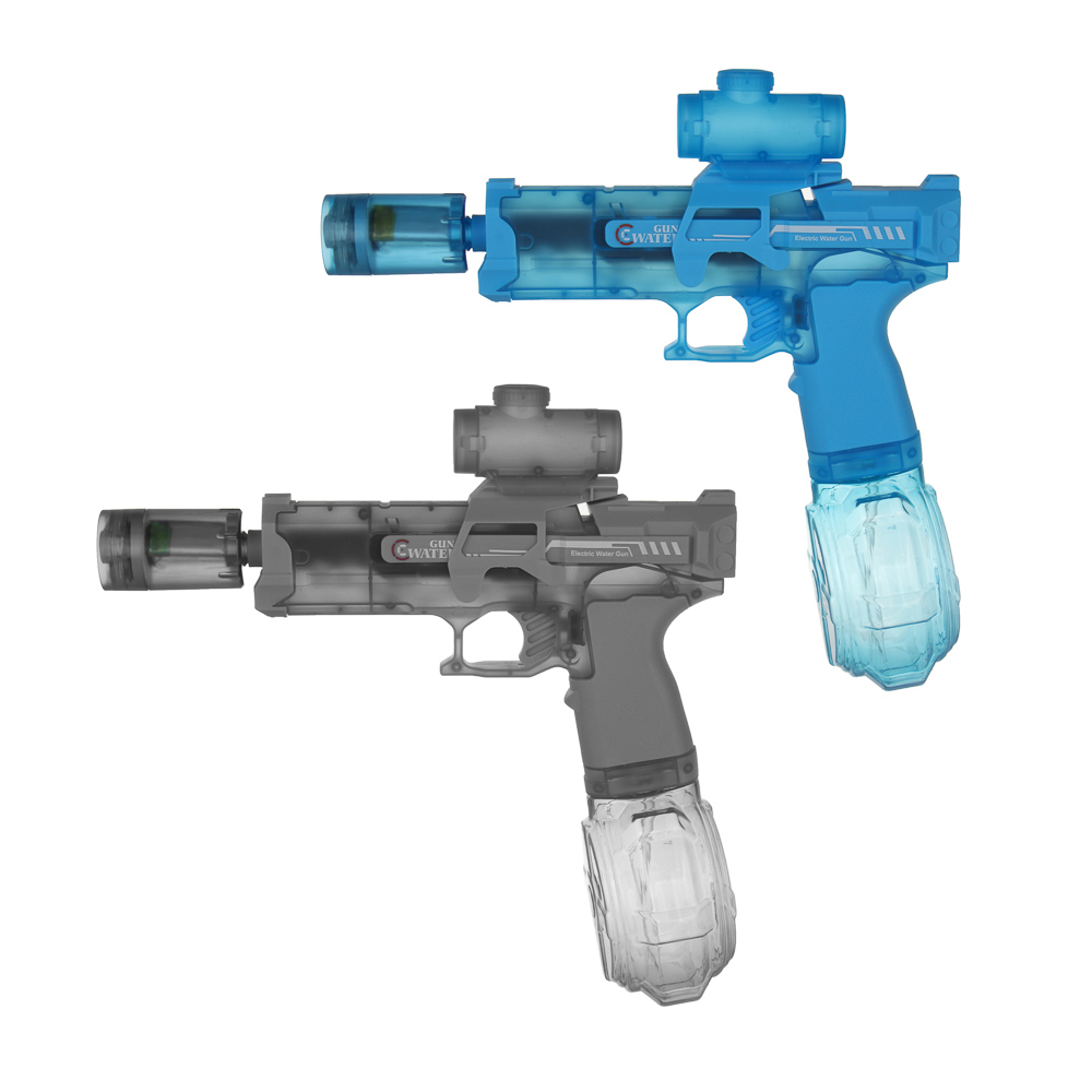 Водный пистолет электрический, 320мл, РР, свет, вибрация, АКБ, арт.№ 261-812