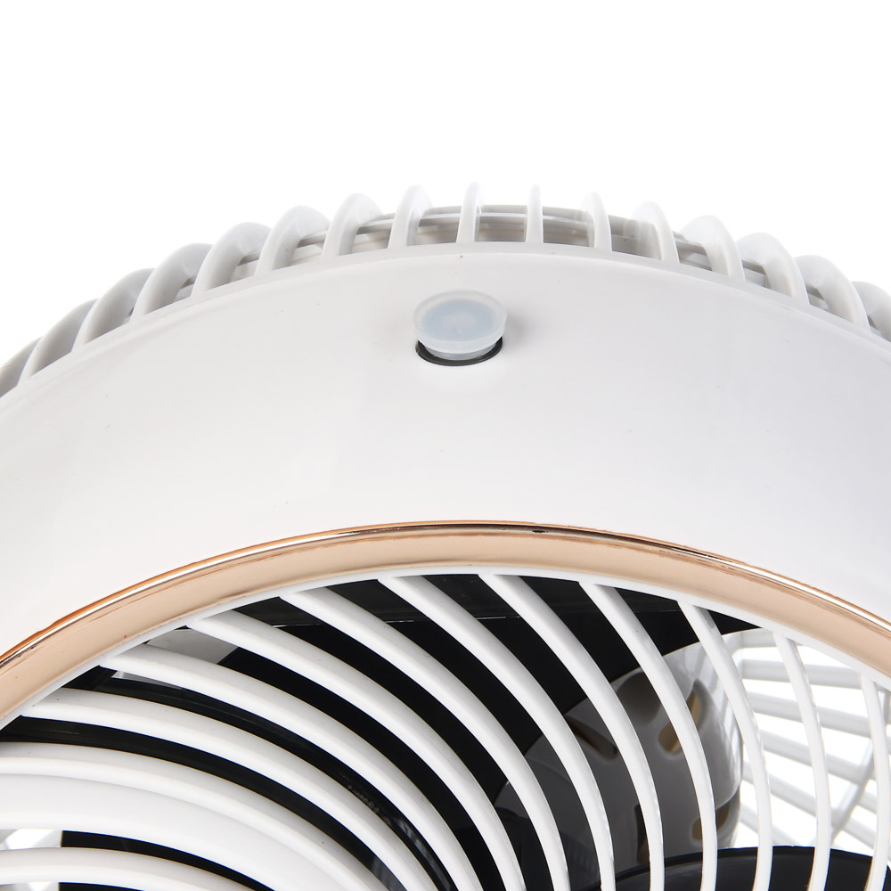 Вентилятор напольный с увлажнителем тм LEBEN 33Вт, 160мл, d24см, 220в, таймер, пульт ДУ, белый, арт.№ 243-014