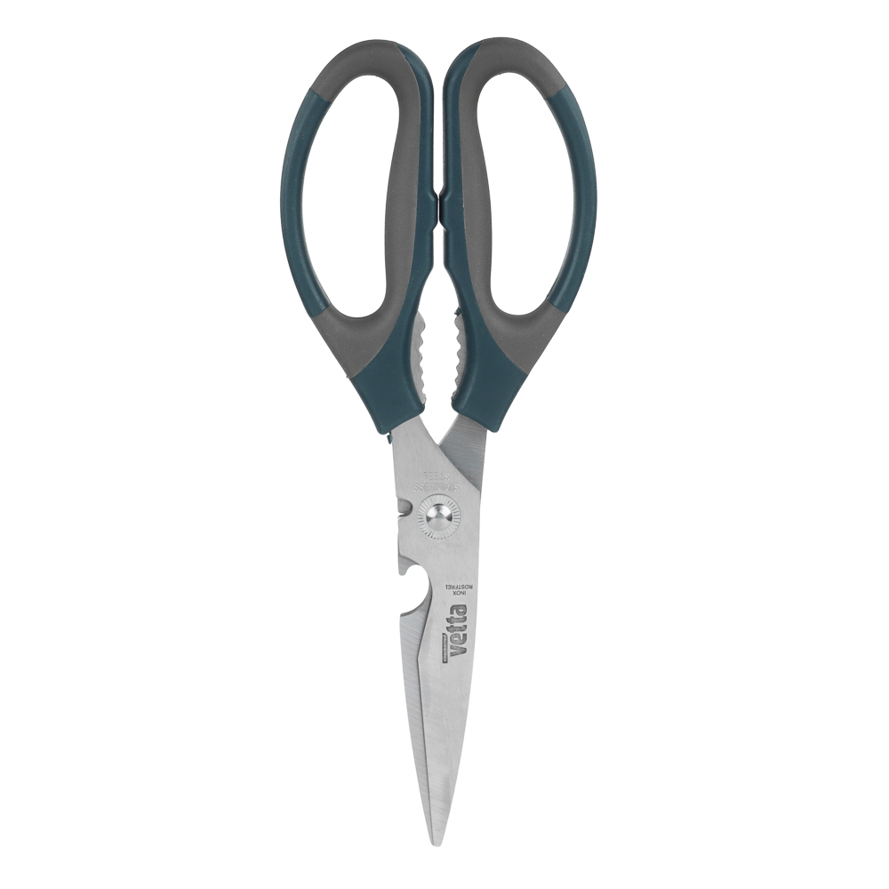 VETTA Ножницы кухонные 21см, с орехоколом и открывалкой, арт.№ 884-213
