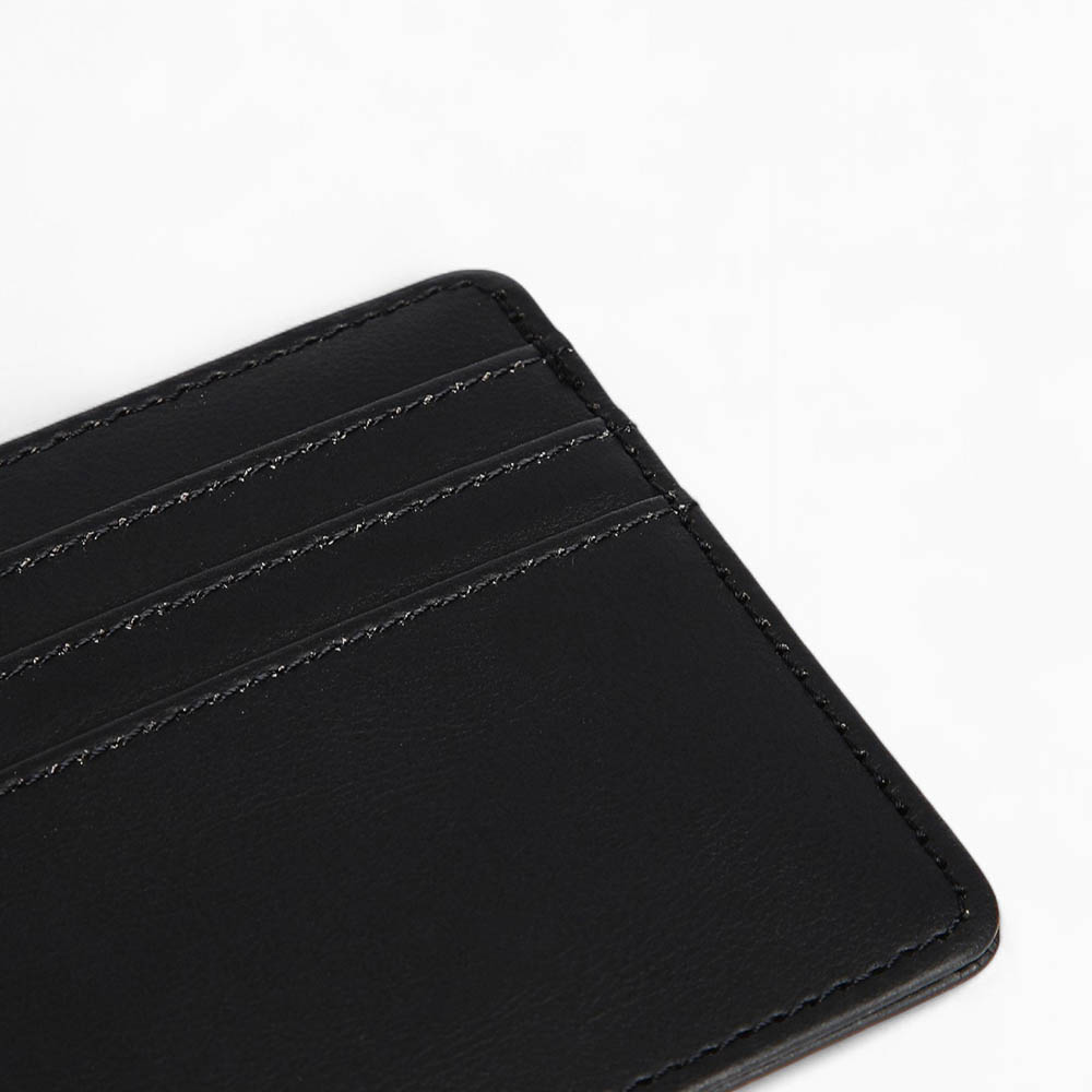 Картхолдер 10,2x0,4x8,2 см, отд д/карт, иск кожа, черный, арт.№ 303-081