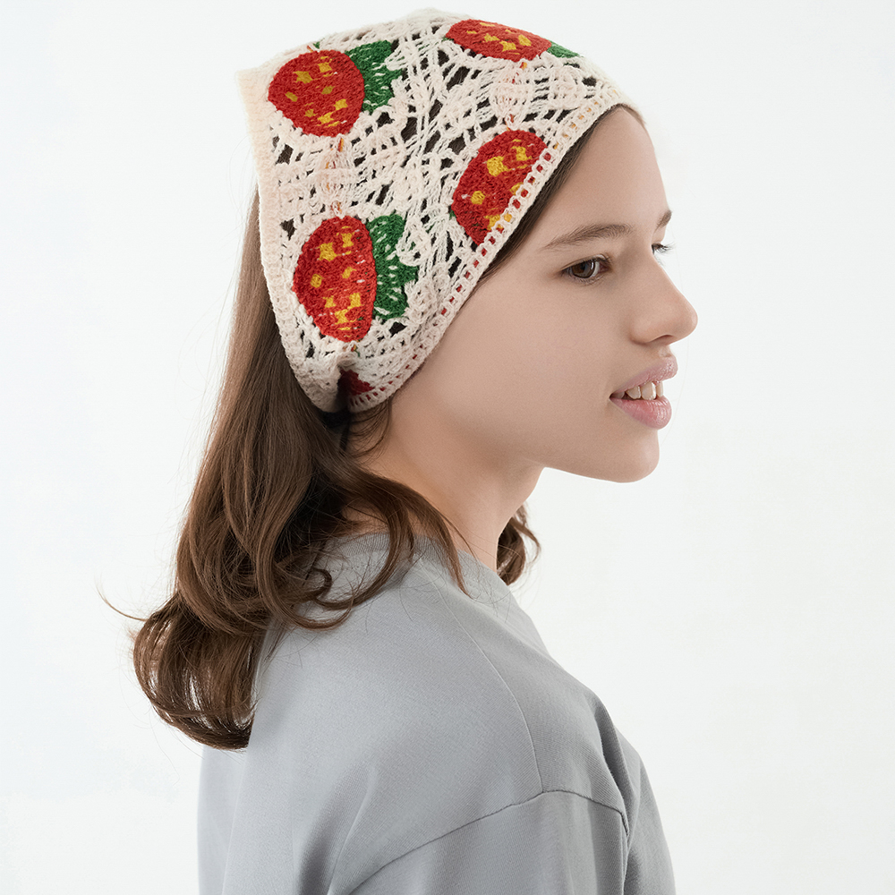 GALANTE Косынка вязаная женская, р-р 50x35см, 100% полиэстер, 6 дизайнов, арт.№ 314-930