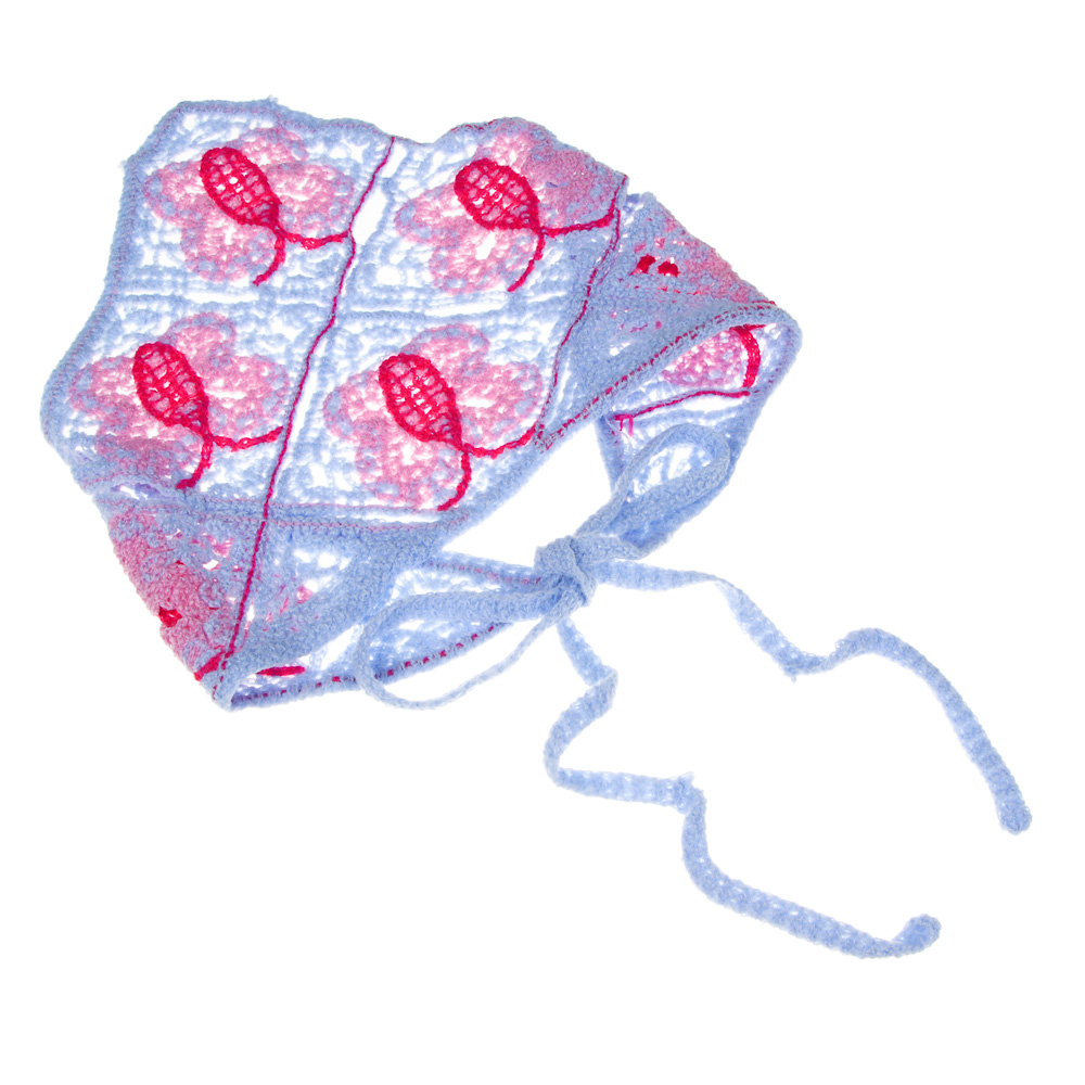 GALANTE Косынка вязаная женская, р-р 50x35см, 100% полиэстер, 6 дизайнов, арт.№ 314-930