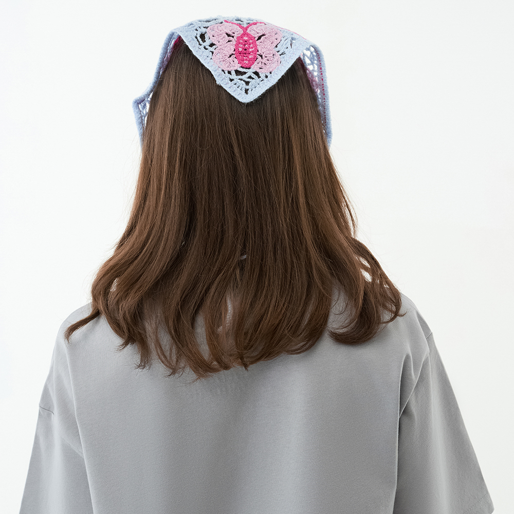 GALANTE Косынка вязаная женская, р-р 50x35см, 100% полиэстер, 6 дизайнов, арт.№ 314-930