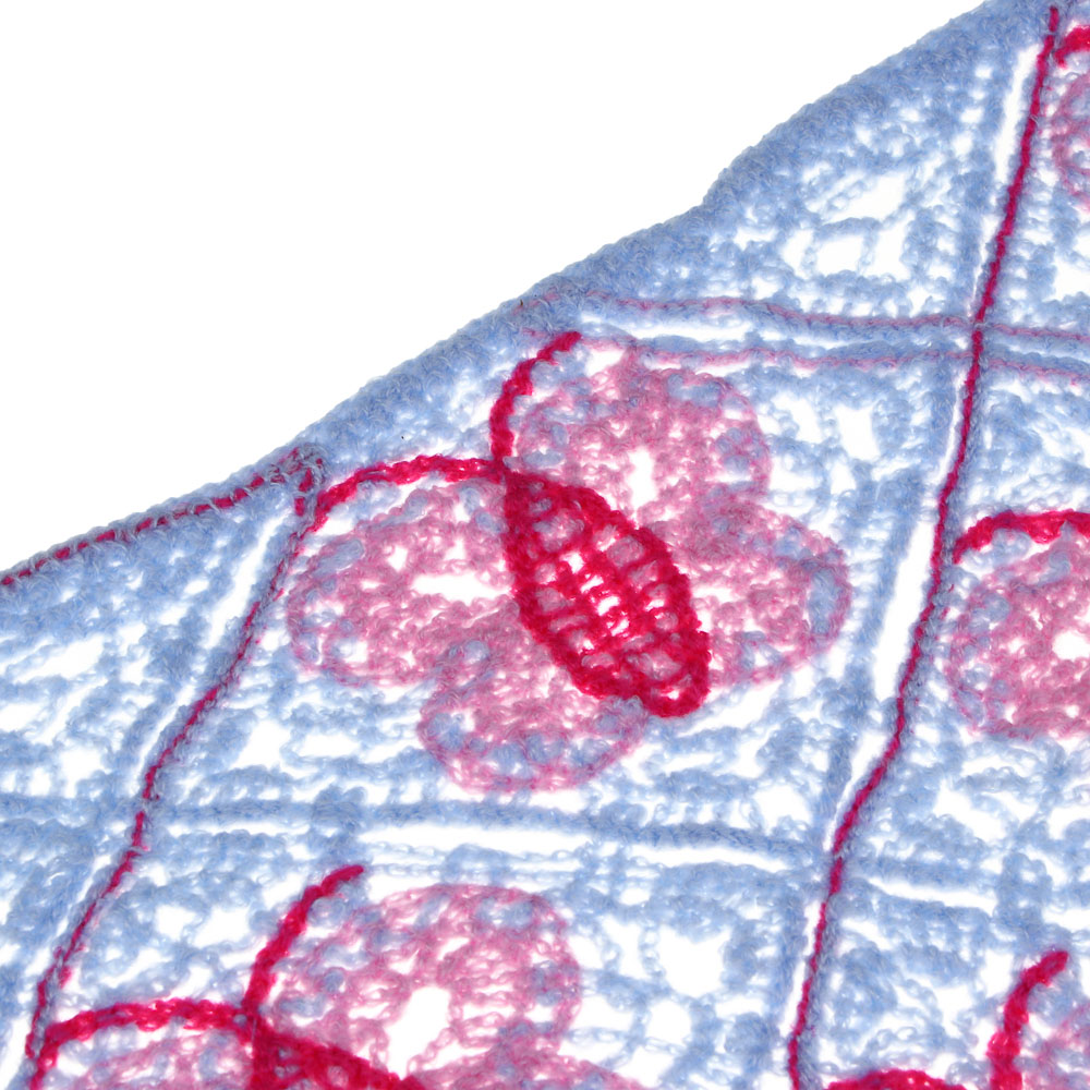 GALANTE Косынка вязаная женская, р-р 50x35см, 100% полиэстер, 6 дизайнов, арт.№ 314-930