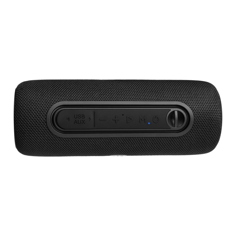 Колонка беспроводная BY EchoTube 8Вт, 2000мАч, BT5.3, USB, AUX, тканевый корпус,ВШГ 9x24x9см, черный, арт.№ 443-104