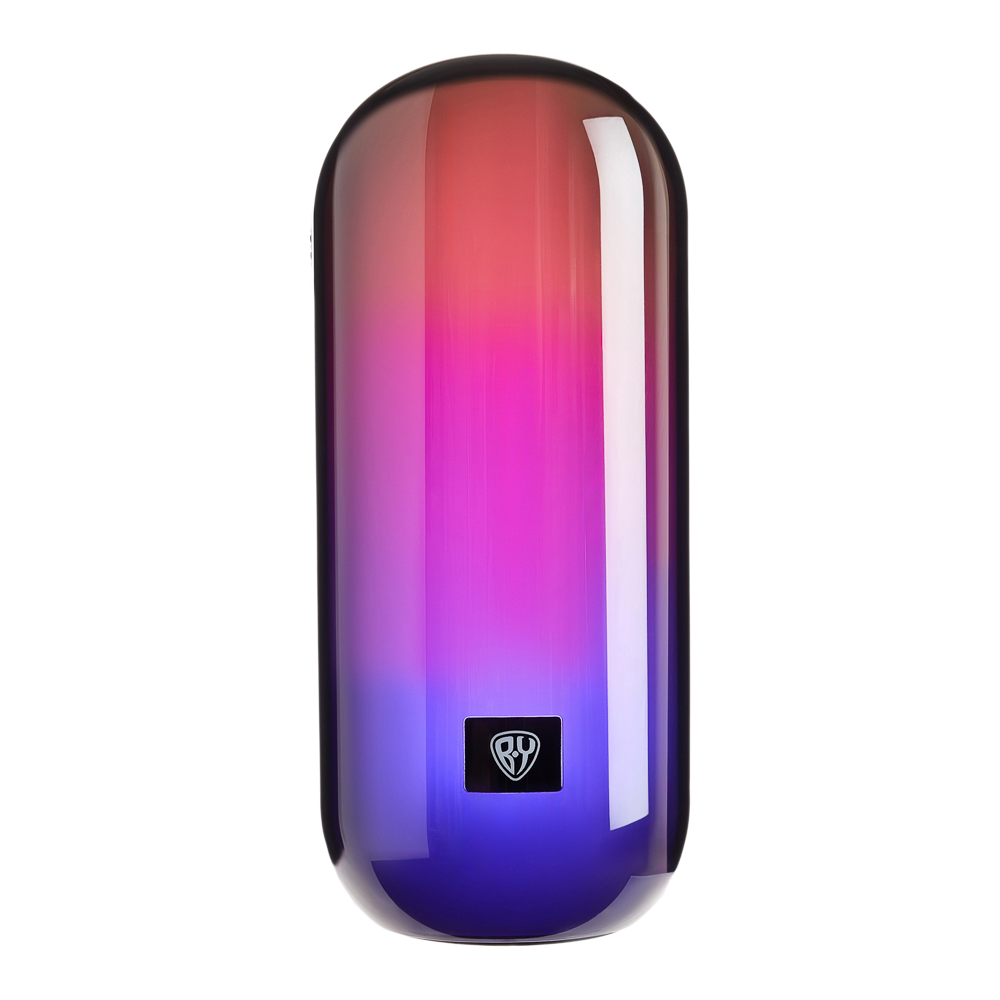 Колонка беспроводная BY EchoCore 7Вт,подсветка,1800мАч, BT5.3, USB, AUX,microSD,ВШГ 19x8x8см, черный, арт.№ 443-105