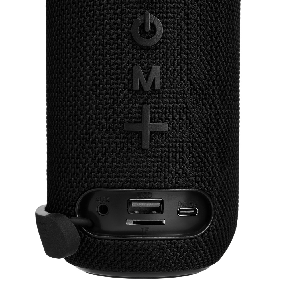Колонка беспроводная BY EchoCore 7Вт,подсветка,1800мАч, BT5.3, USB, AUX,microSD,ВШГ 19x8x8см, черный, арт.№ 443-105