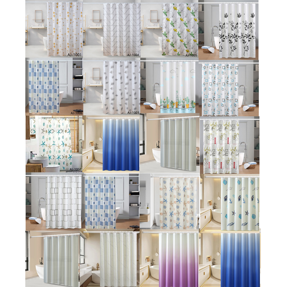 Штора для ванной комнаты, ПЭВА, 180х200 см, 12 колец в комплекте, SC-104, арт.№ 461-690