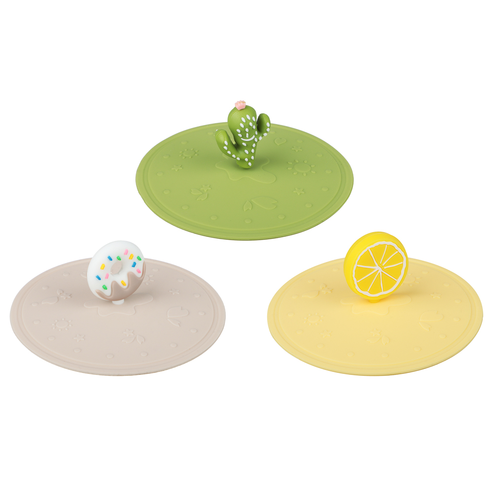 VETTA Крышка для кружки, силикон, 10см , 3 цвета, арт.№ 856-231