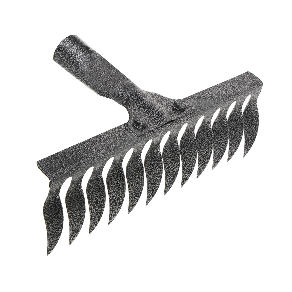 Грабли витые 12-зубьев б/ч, порошковый окрас,0.2 см, сталь, арт.№ 187-110