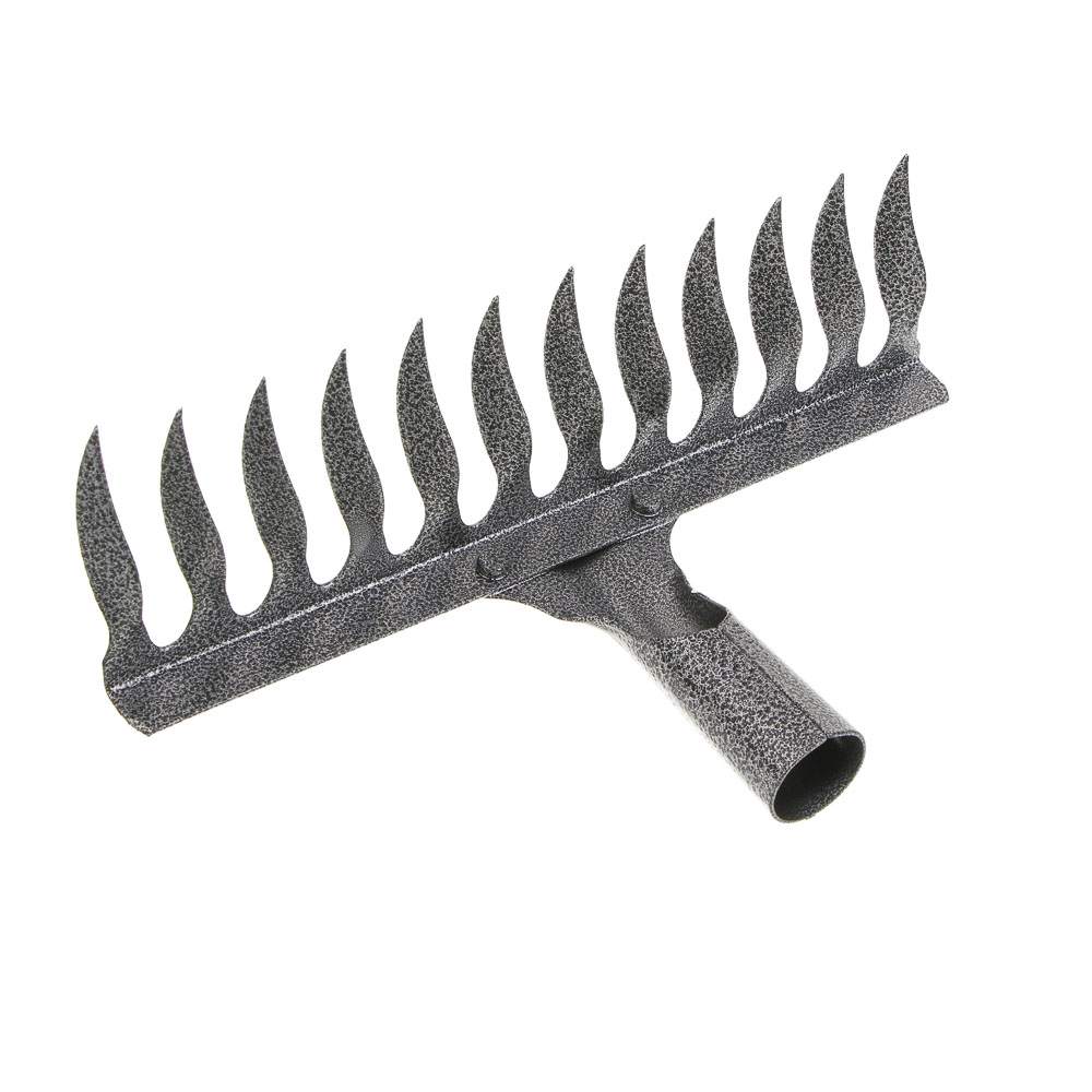 Грабли витые 12-зубьев б/ч, порошковый окрас,0.2 см, сталь, арт.№ 187-110
