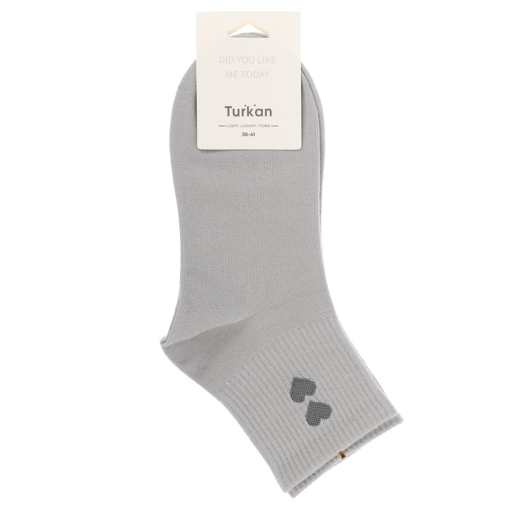 Носки женские с рисунком, тм TURKAN, размер 36-41, 90% Хлопок, 8% п/а, 2% Лайкра,разноцветные,YT6895, арт.№ 019-675