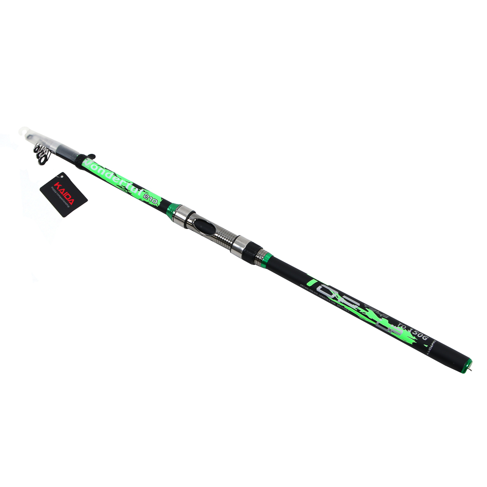 KAIDA Удилище телескопическое TOP, до 150гр, 2,1м, арт.№ 149-230