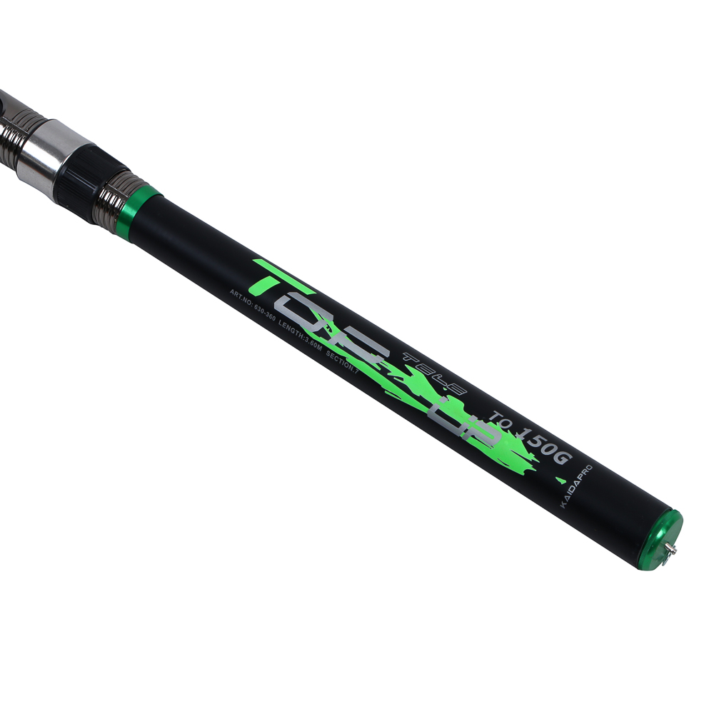 KAIDA Удилище телескопическое TOP, до 150гр, 3,6м, арт.№ 149-234