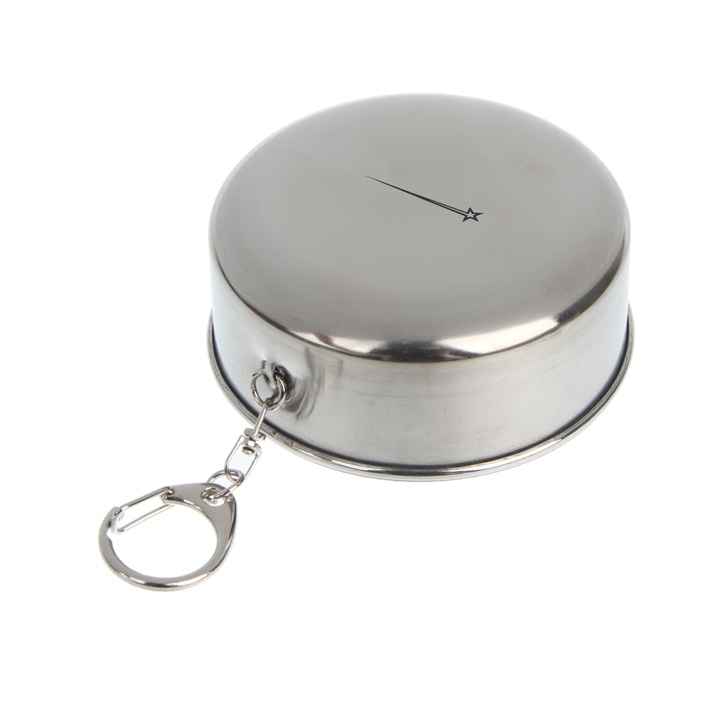 Стакан походный складной "Турист" тм BY Русские Супергерои, нерж.сталь, 250мл, арт.№ 333-223