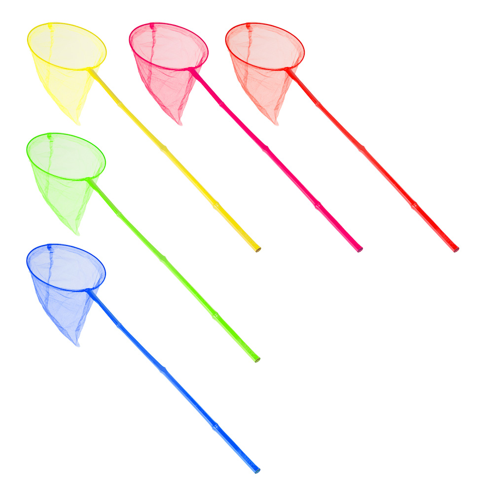 Сачок для ловли бабочек, ИГРОЛЕНД, PE, полиэстер, бамбук, 93х19см, 5 дизайнов, арт.№ 134-013