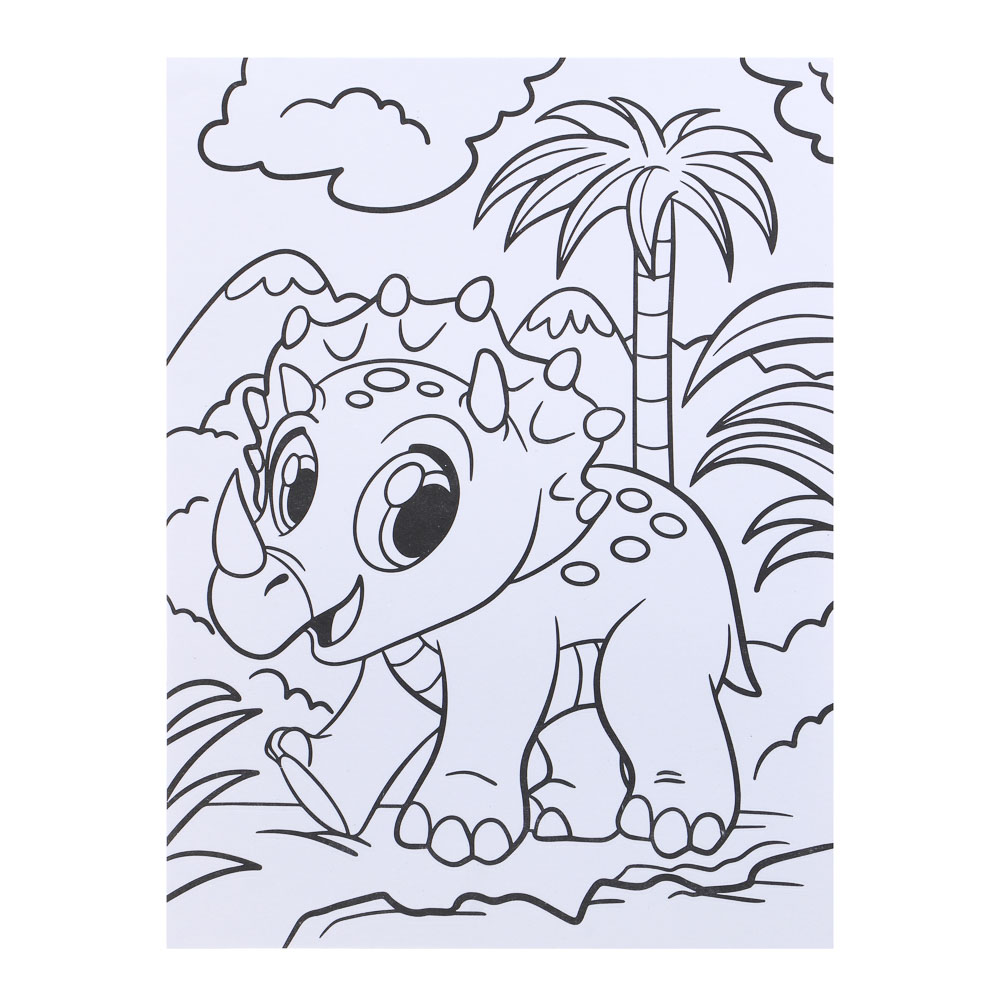 ХОББИХИТ Набор для творчества "Блестящие картинки", блестки, бумага, пластик РР, 20,5х28,5см, 4 диз., арт.№ 281-276