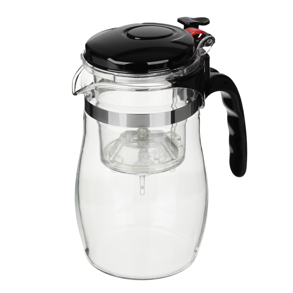 Чайник заварочный с кнопкой тм VETTA 750 мл, стекло, арт.№ 850-275