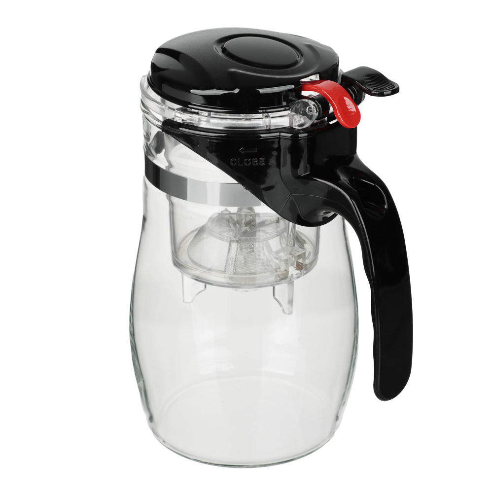 Чайник заварочный с кнопкой тм VETTA 750 мл, стекло, арт.№ 850-275