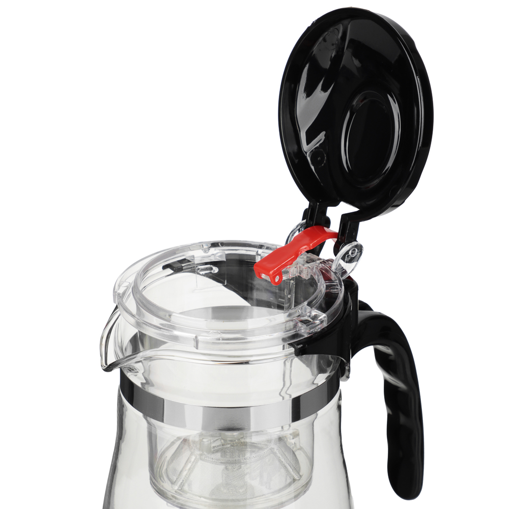 Чайник заварочный с кнопкой тм VETTA 750 мл, стекло, арт.№ 850-275