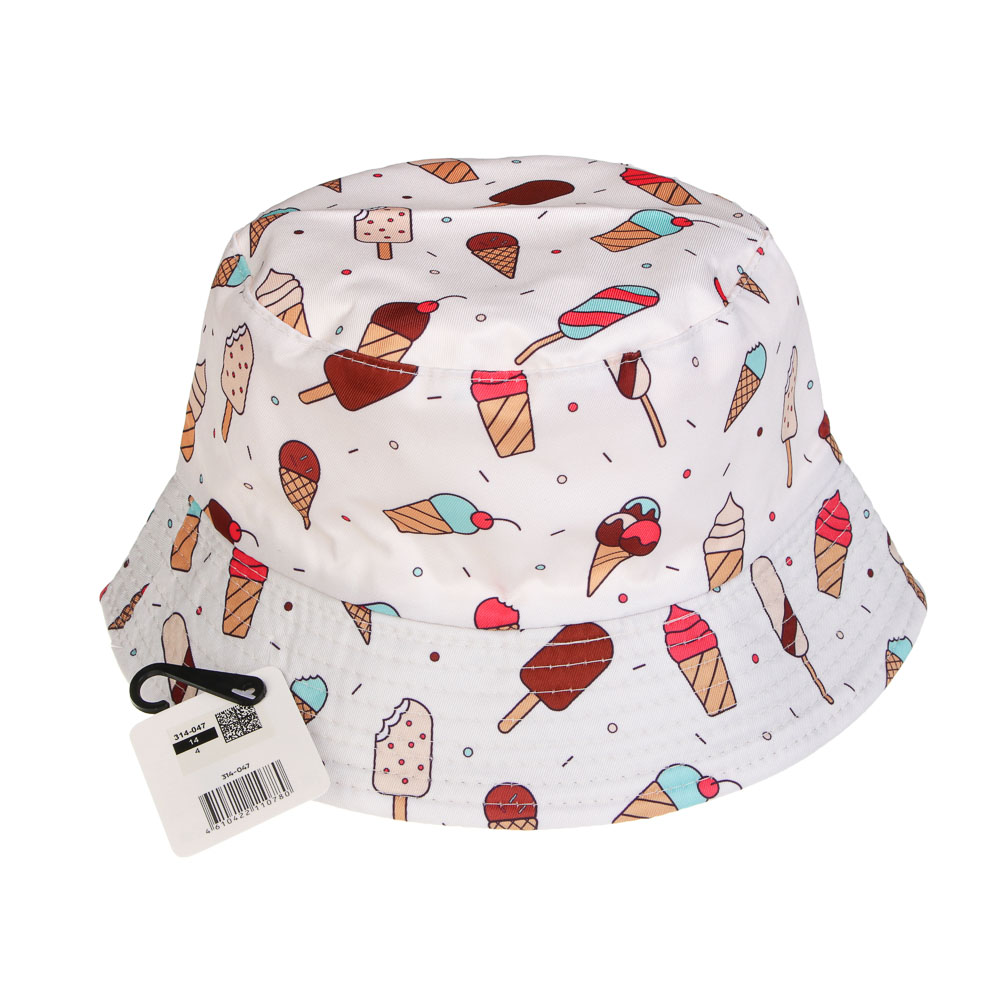 Панама двухсторонняя тм GALANTE с рисунками р.58, 100% полиэстер, разноцветная, арт.№ 314-047